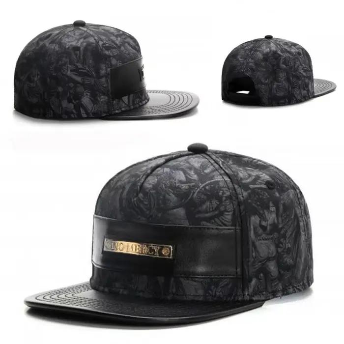 Casquette en cuir de marque Fashio pour hommes et femmes