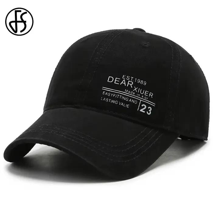 Casquettes de baseball d'été bleu marine FS pour hommes et femmes