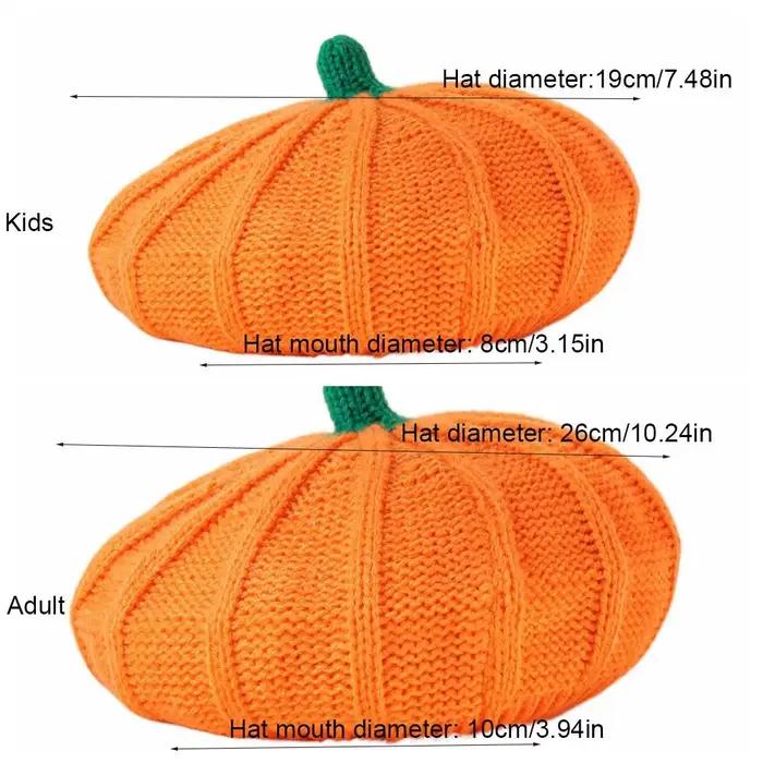 Béret de peintre citrouille Orange