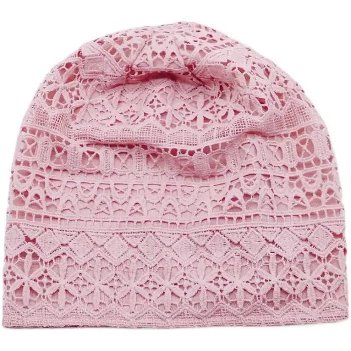 Bonnets fins en dentelle pour femmes