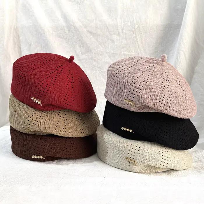 Béret élégant de style japonais ajouré