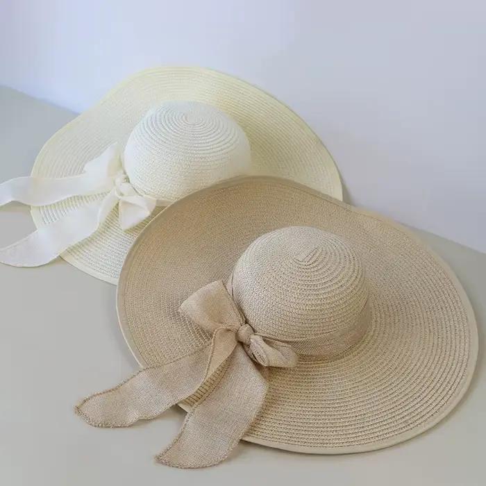 Chapeau de paille d'été pour femmes