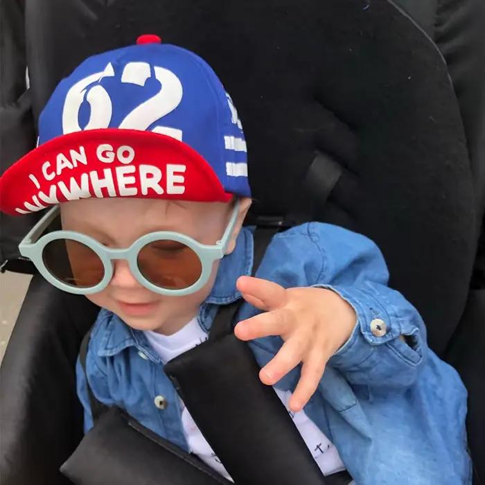 Casquette de Baseball Brodée avec Visière pour Bébés