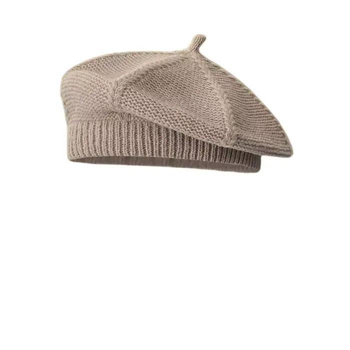 Béret tricoté de Style japonais pour femmes