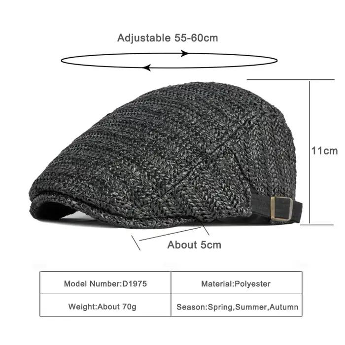 Béret d'été pour hommes et femmes