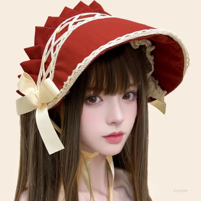 Chapeau Lolita magnifique coiffure de princesse de Style victorien