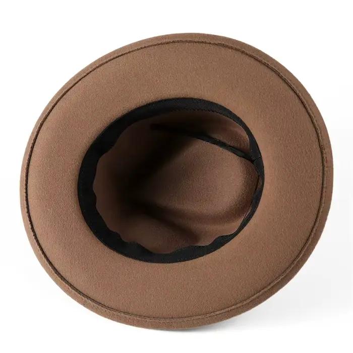 American Vintage Distressed Wool Fedora Hat