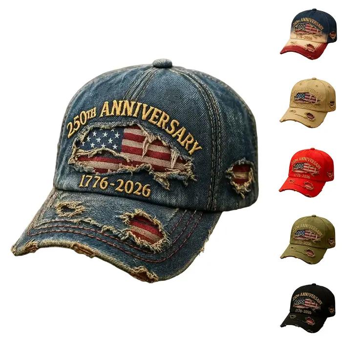 Casquette de baseball USA 250e anniversaire du Jour de l'Indépendance