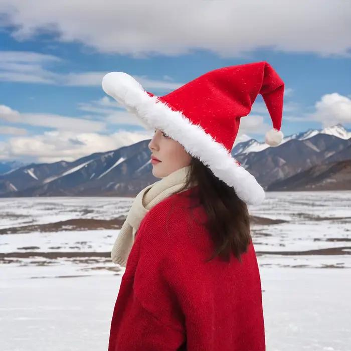 Chapeau de Noël, chapeau de Père Noël pour adultes
