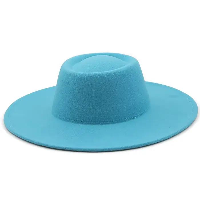 Chapeaux Fedora de printemps à large bord pour hommes