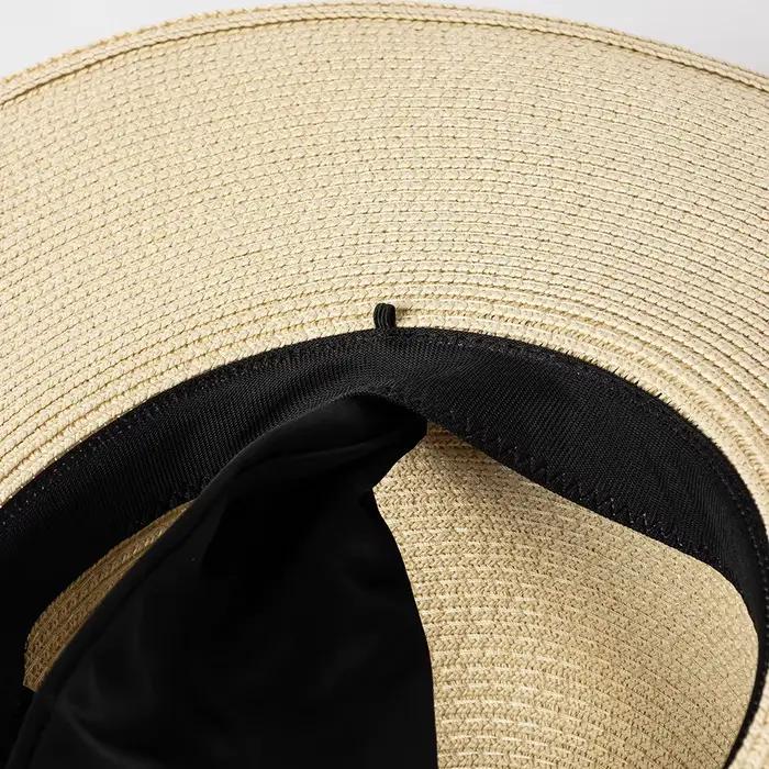 Chapeau de paille à large bord pour dames
