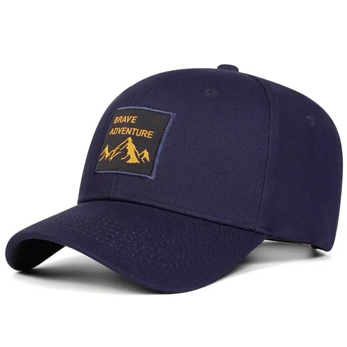 Casquettes de baseball unisexes BRAVE ADVENTURE avec broderie de lettres, chapeaux décontractés réglables pour le printemps et l'automne, chapeau de protection solaire, casquette de sport