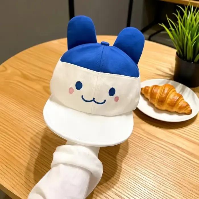 En stock – Nouvelle casquette de baseball verte Tamagotchi Kuchipatchi Mimitchi à large bord