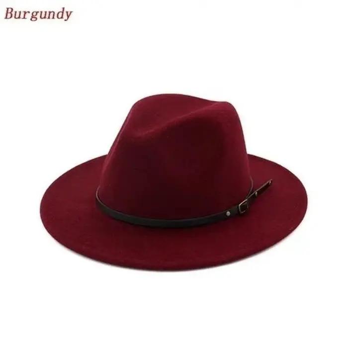 Chapeau Vintage à large bord pour hommes/femmes
