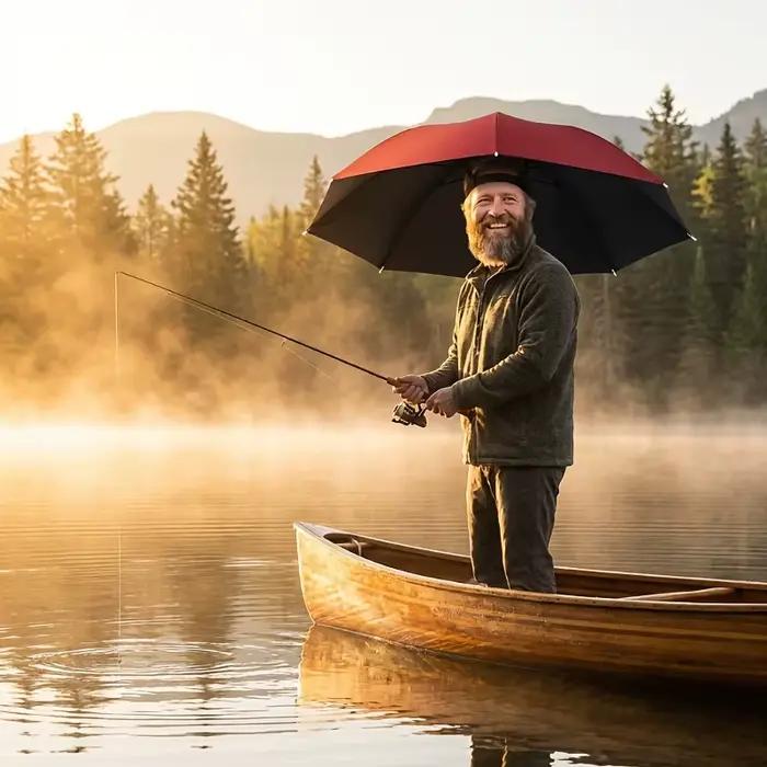 Chapeau d'extérieur toutes saisons avec design à porter sur la tête | Adapté à de multiples scénarios - pêche
