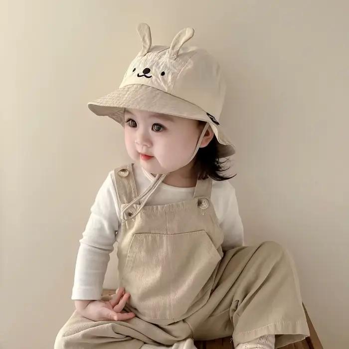 Coréen mignon oreille bébé seau casquette dessin animé Animal séchage rapide garçons filles chapeau de soleil été mince