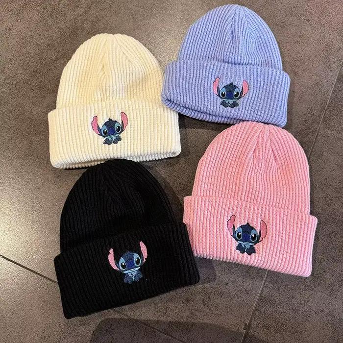 Chapeau en tricot point de dessin animé