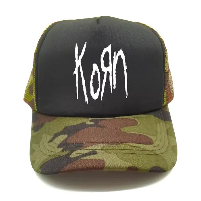 Korn métal groupe de Rock casquette de camionneur été hommes drôle