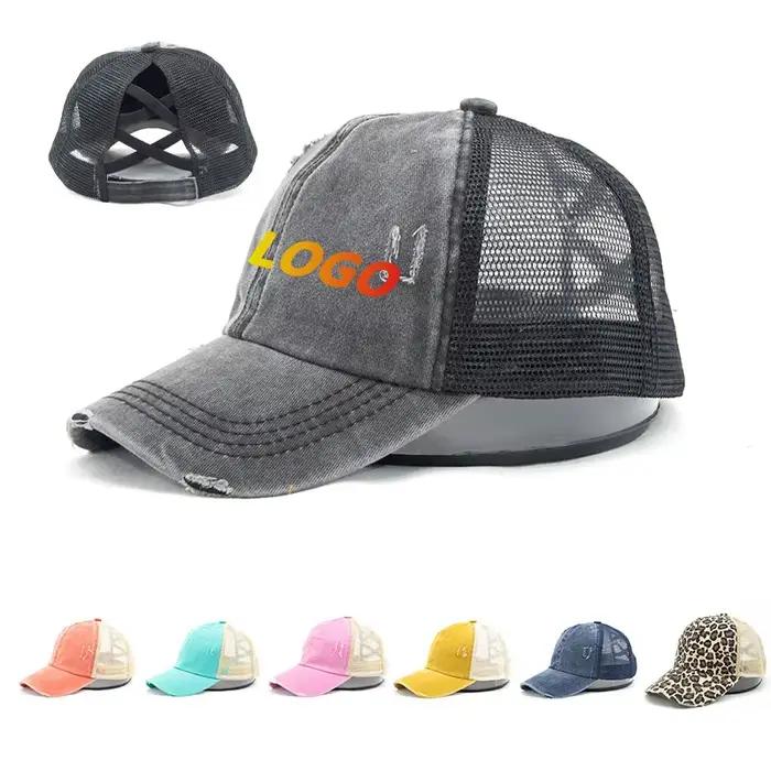 Casquettes de Baseball brodées avec Logo personnalisé pour hommes et femmes