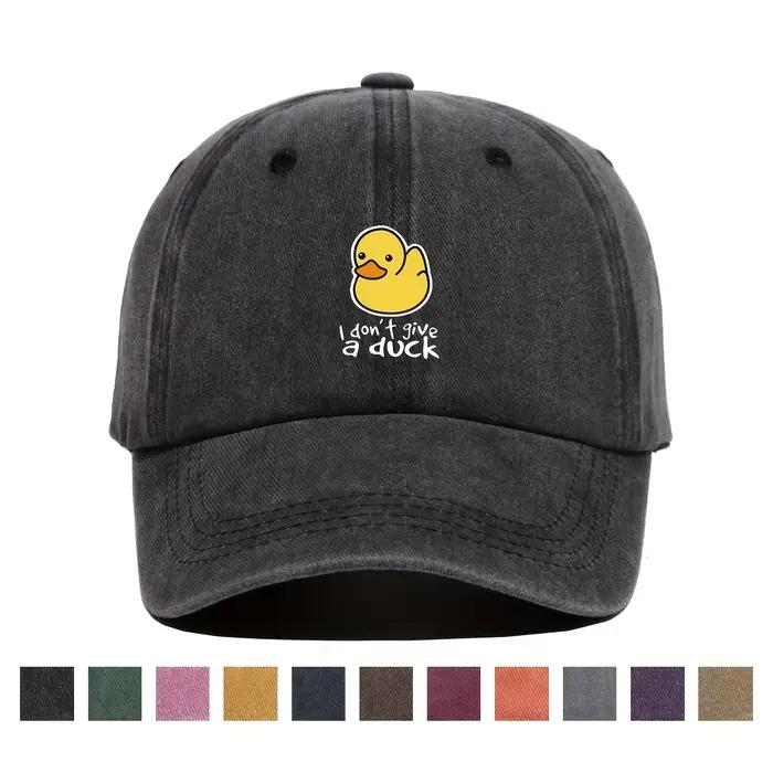 Casquette de baseball amusante « Je n'ai pas de canard »