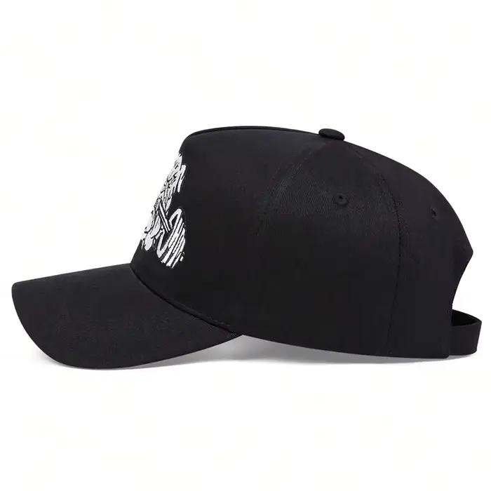 Casquette de Baseball unisexe avec haltères bouledogue brodés