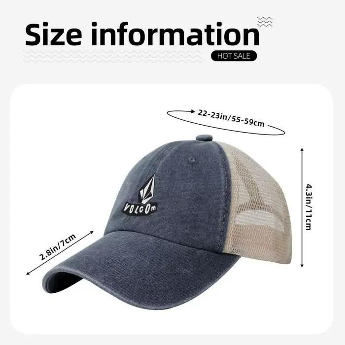 Casquette de baseball en maille avec logo Volcom
