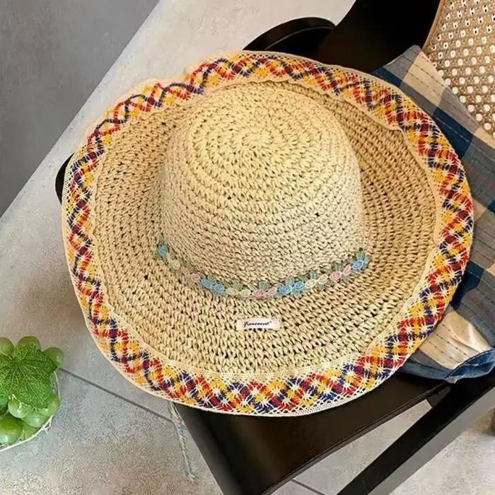 Chapeau de paille élégant pour femme