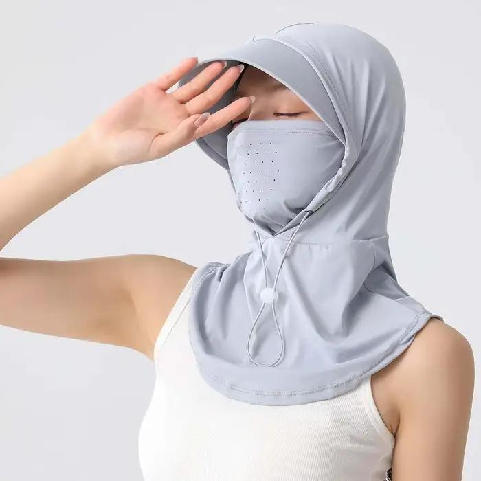 Chapeau de soleil en soie glacée
