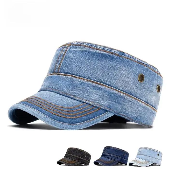 Casquette militaire à visière plate