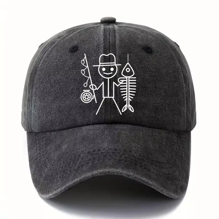 Casquette de baseball de pêche pour homme