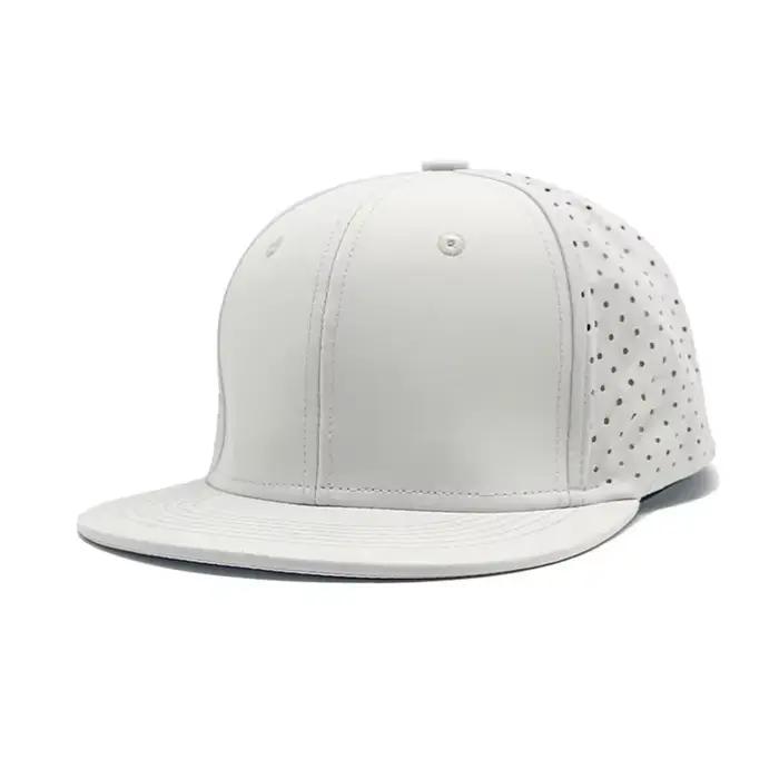 Logo personnalisé chapeau de Baseball à bord plat entièrement fermé pour femmes et hommes été en plein air Hip Hop casquette Snapback Gorras casquettes en maille imperméable