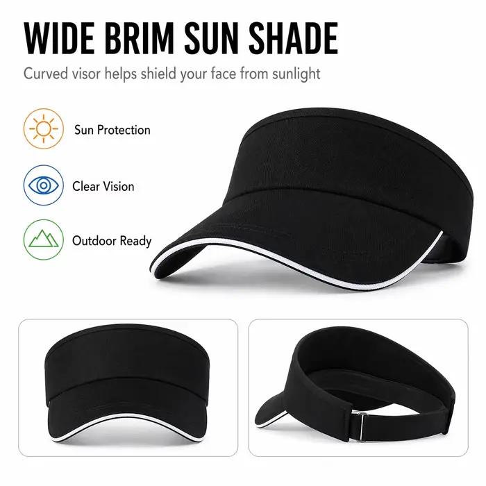 Casquette de soleil sport réglable pour femmes et hommes