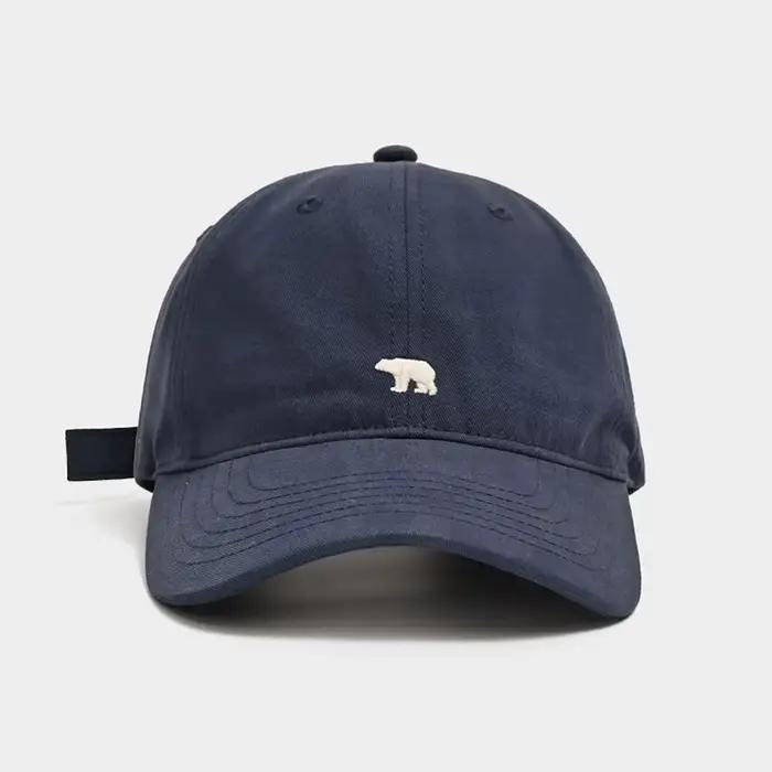 Chapeaux de baseball brodés d'ours polaire pour hommes et femmes