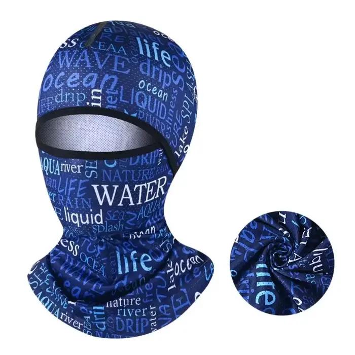 Cagoule d'été fraîche en soie glacée