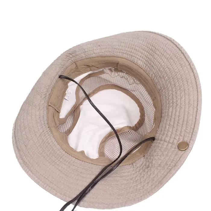 Chapeau de seau sport en coton pour hommes voyage randonnée plage protection solaire jungle ocasions spéciales