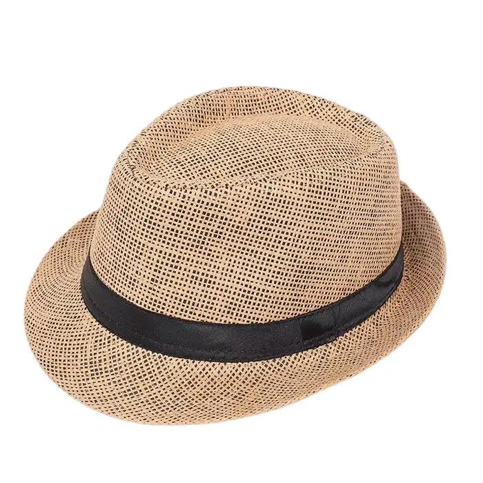 Chapeau Jazz Style Britannique en Papier Unisexe Élégant pour Hommes et Femmes Occasions Spéciales Plage Printemps Été