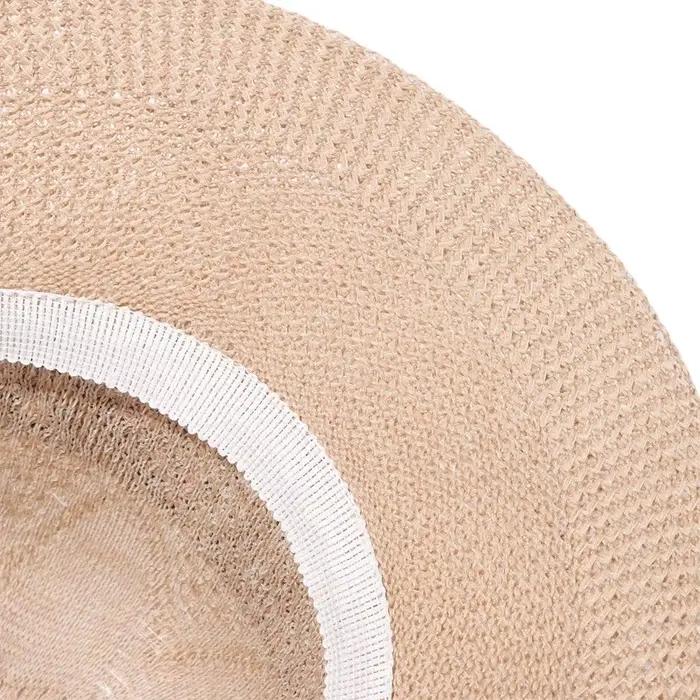 Chapeau de paille à large bord pour femmes