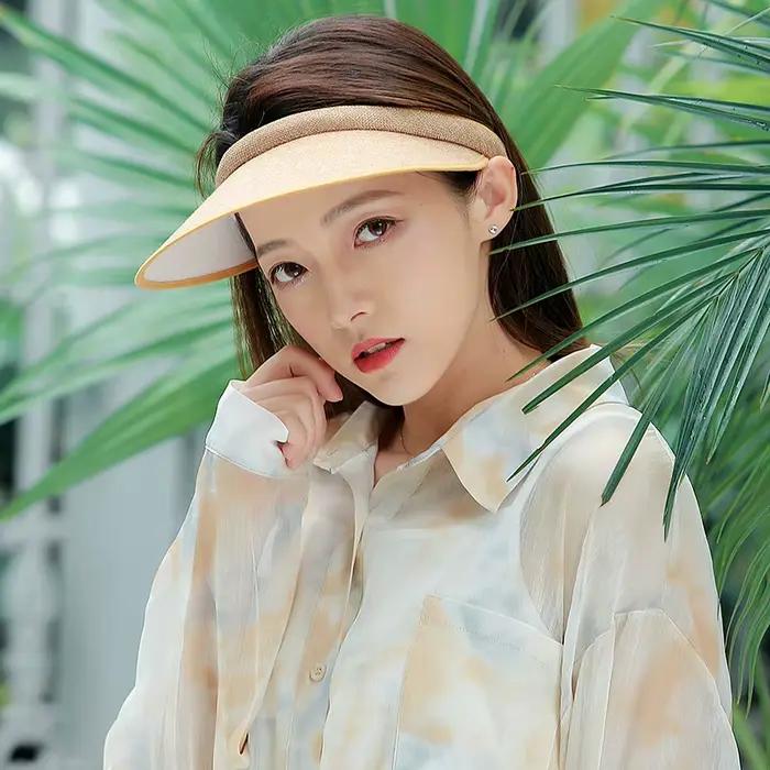 RICYGVM Chapeau de paille pour femme