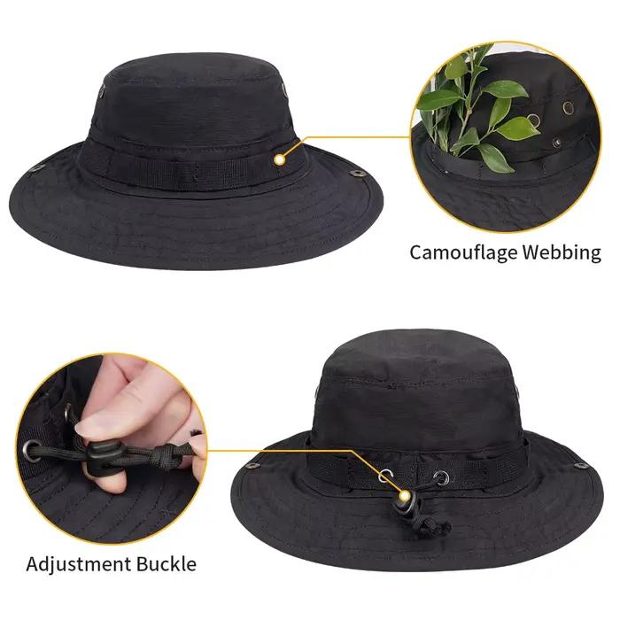 Chapeau Boonie à large bord pour homme et femme protection solaire ajustement parfait pêche chasse plein air confort durable polyvalent toutes saisons