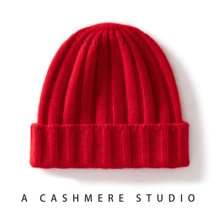 MERRILAMB 100% pur cachemire bonnet chapeau unisexe hiver