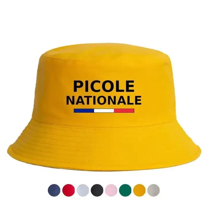 Chapeau bob rÃ©versible Picole Nationale style urbain protection solaire pour hommes femmes activitÃ©s plein air quatre saisons