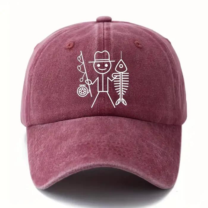 Casquette de baseball de pêche pour homme