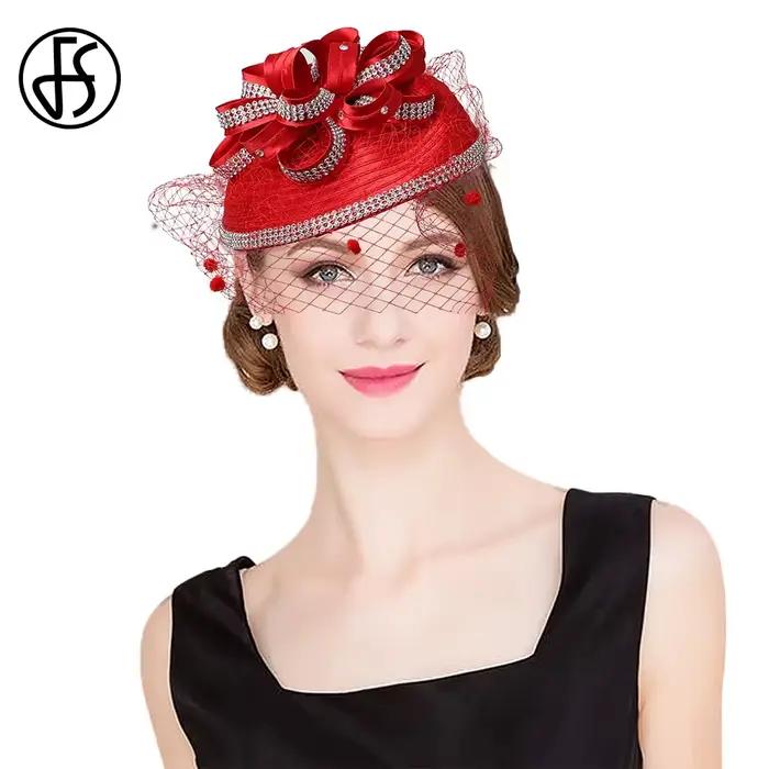 Chapeau bibi élégant de luxe FS pour femme