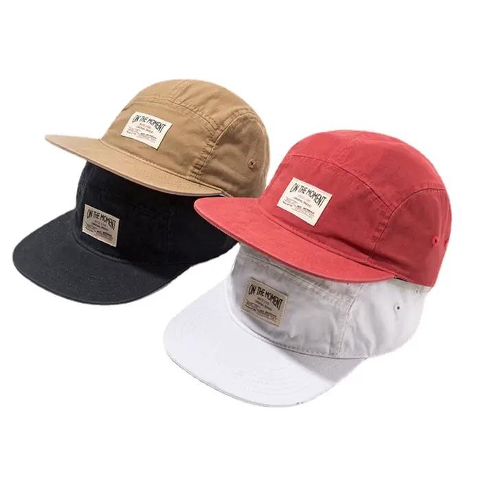 Sur le moment coton 5 panneaux casquette de Baseball casquettes Snapback os Gorras Hombre Originales Hip Hop chapeaux pour hommes femmes réglable