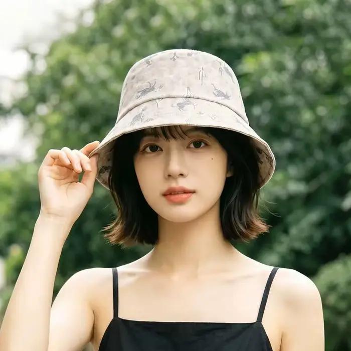 Chapeau bob imprimé pour femme