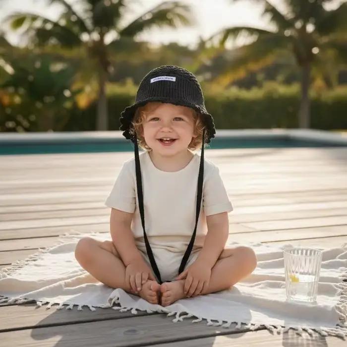 Chapeau de soleil pliable pour femme avec protection UV