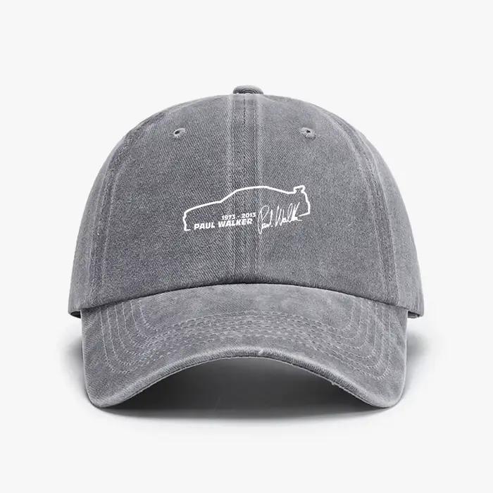 Casquette de baseball imprimée Paul Walker Fast And Furious pour hommes