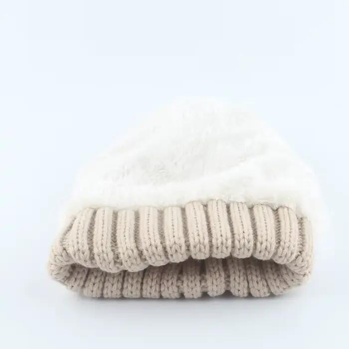 Chapeau chaud en velours polaire pour femmes