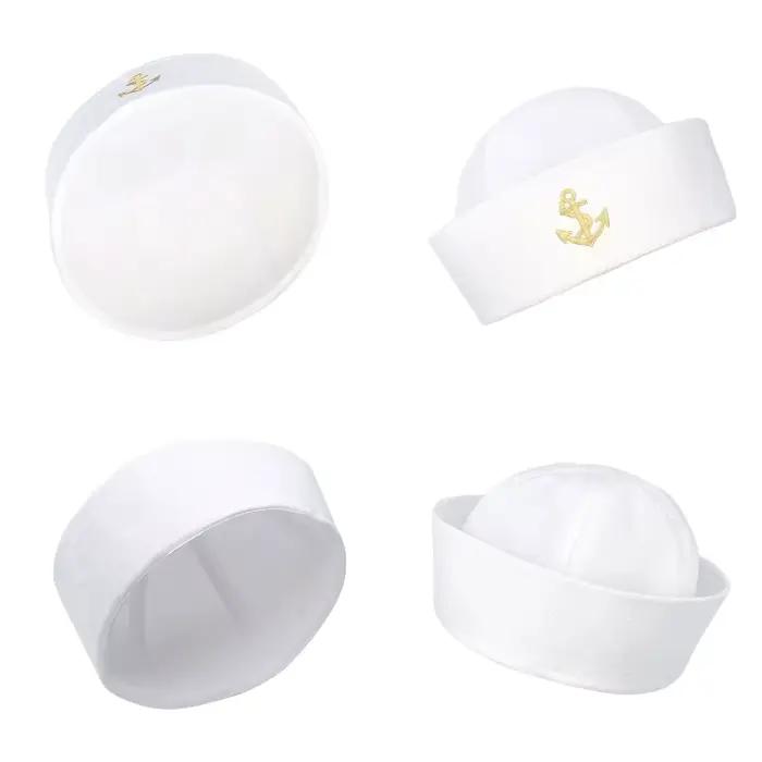 Chapeau de marin bleu marine à la mode pour hommes et femmes