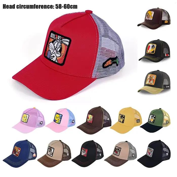 Casquette de baseball brodée motif canard de dessin animé
